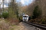 RBMN 9167 posed at the west portal of Mahanoy Tunnel